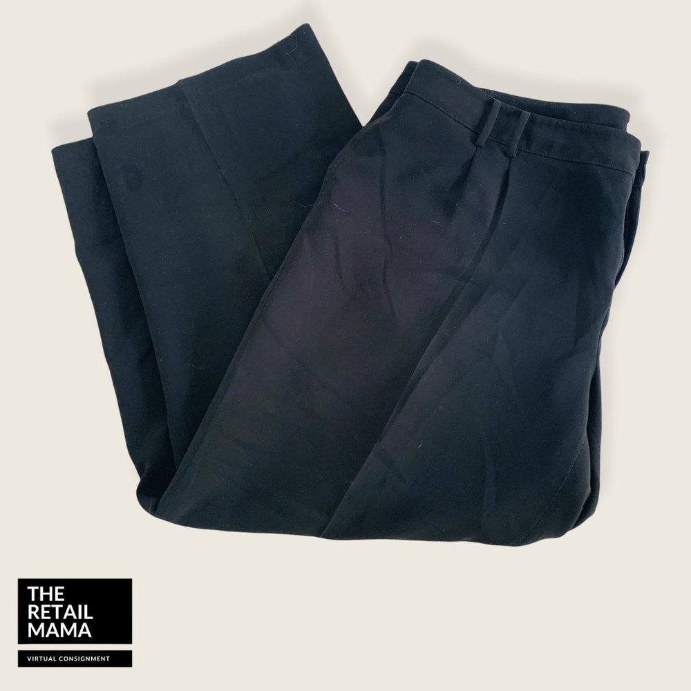Black Womens Trouser Fit Suit Pant